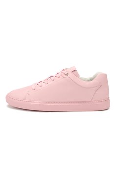 Мужские кожаные кеды HARRYS OF LONDON светло-розового цвета, арт. T0M NAPPA LEATHER/TECH | Фото 3 (Материал внутренний: Натуральная кожа; Подошва: Массивная; Статус проверки: Проверена категория; Материал утеплителя: Без утеплителя; Стили: Классический; Материал сплава: Проставлено; Драгоценные камни: Проставлено; Материал внешний: Натуральная кожа; Кросс-КТ: Низкие)
