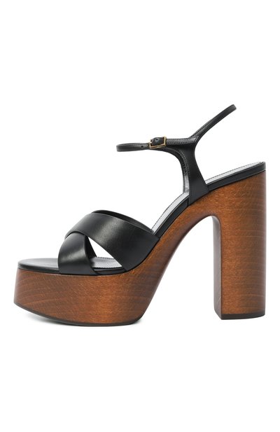 Кожаные босоножки bianca SAINT LAURENT, арт. 775117/DWE00, фото 4