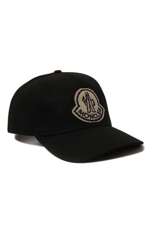 Хлопковая бейсболка Moncler 3B000-14-0U162 Чёрный 3B000-14-0U162