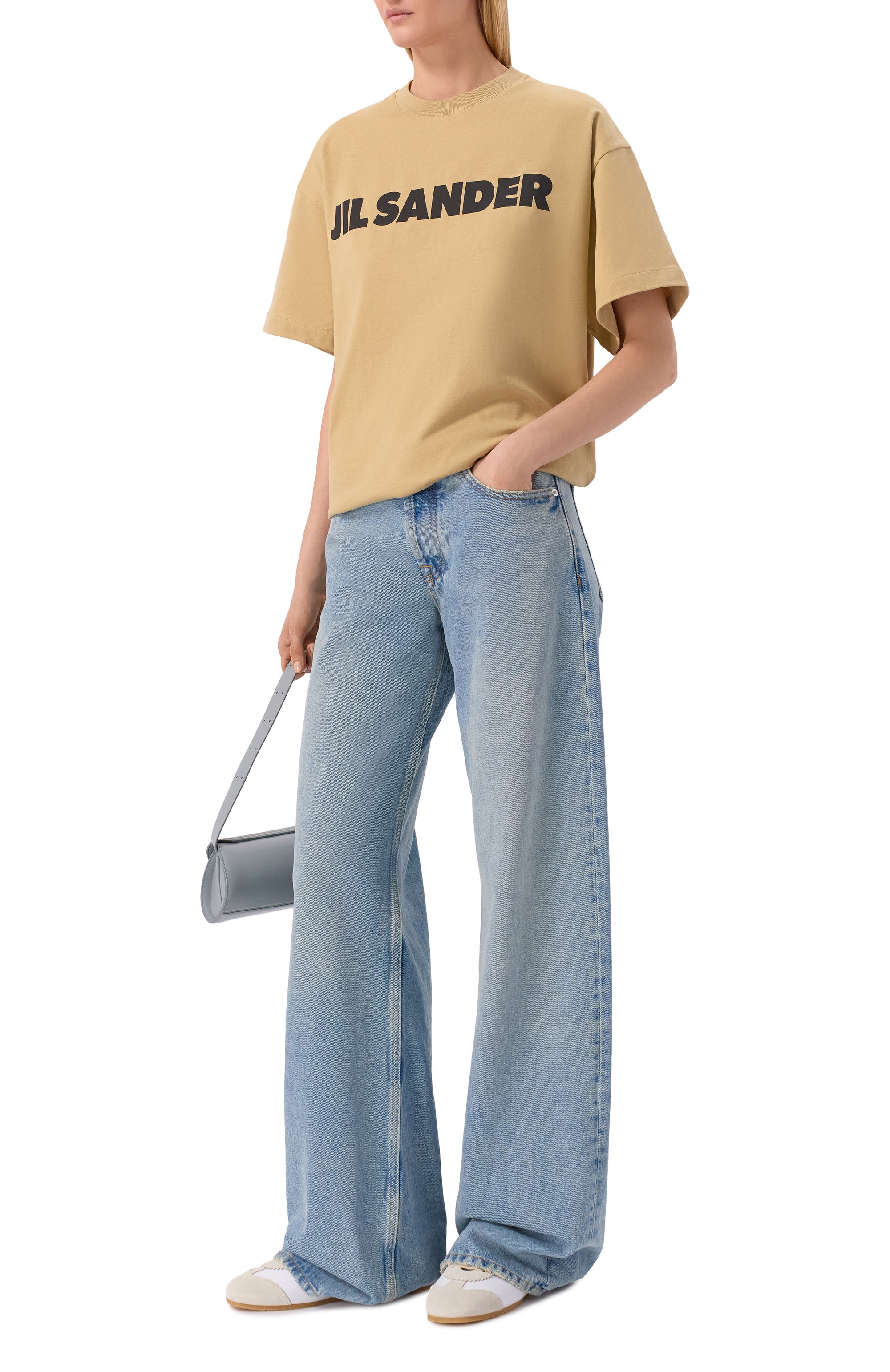 Хлопковая футболка JIL SANDER, арт. J02GC0140/J20348, фото 2