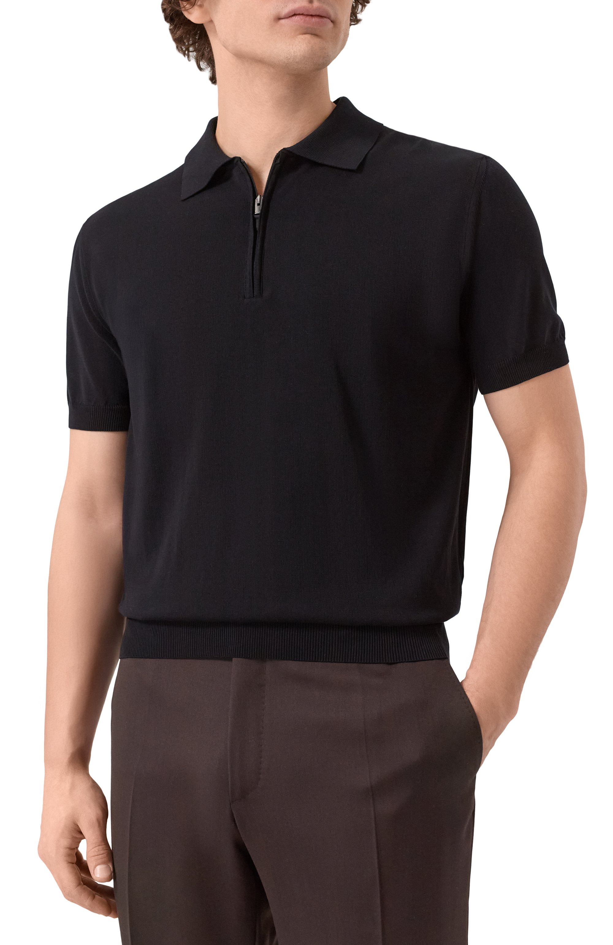 Хлопковое поло CANALI, арт. C0454/MK02459, фото 3