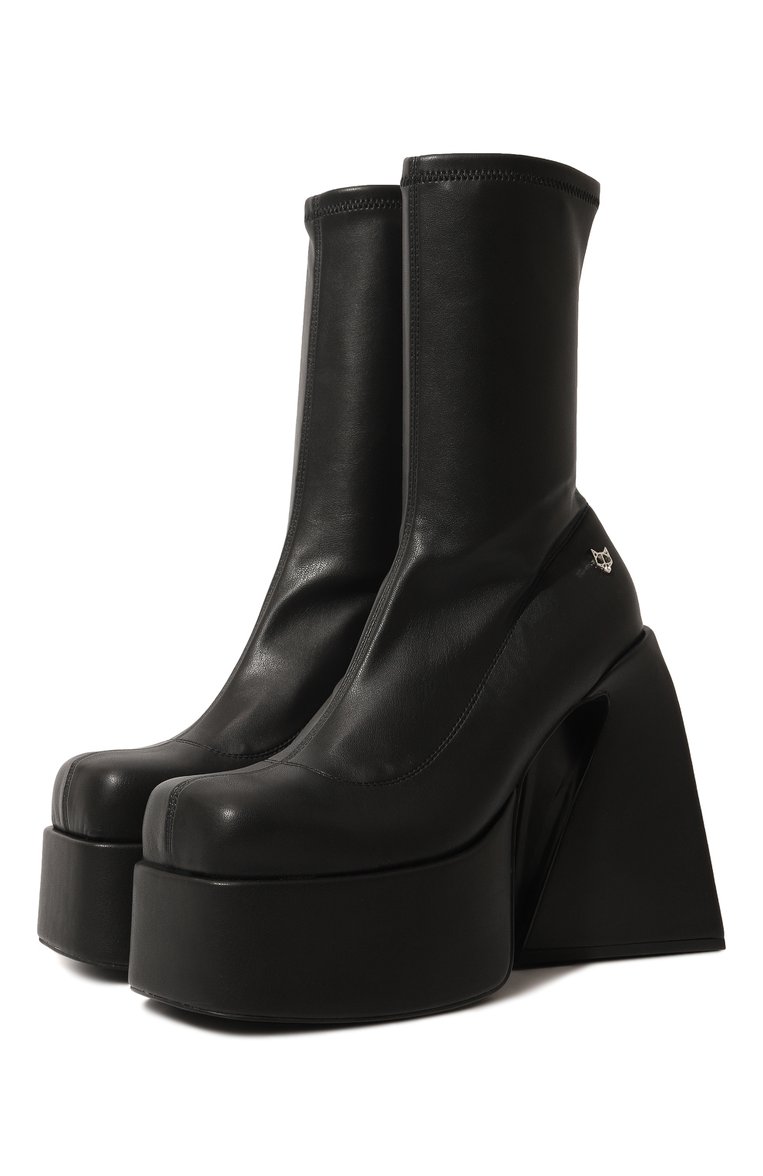 Ботильоны jade NAKED WOLFE, арт. JADE/VEGAN STRETCH, фото 1