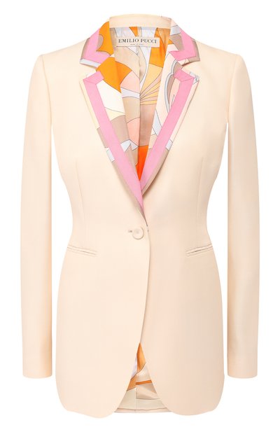 Женский жакет из смеси шерсти и шелка EMILIO PUCCI, арт. 9ERB28/9E607