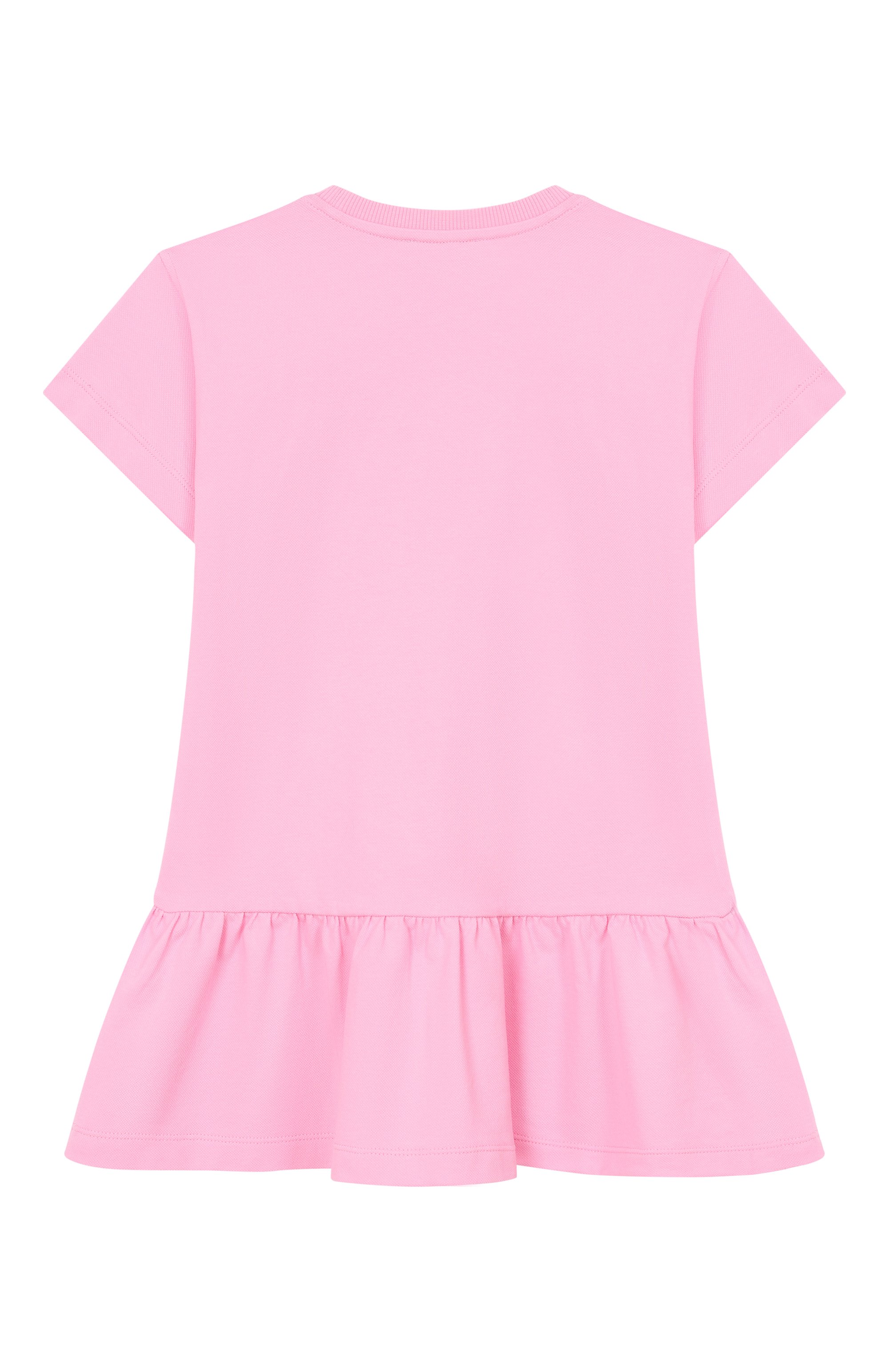 Хлопковое платье MOSCHINO розового цвета по цене 15000 руб., арт. HDV0HK/LFA07_001, фото 2 Хлопковое платье MOSCHINO, арт. HDV0HK/LFA07_001, фото 2