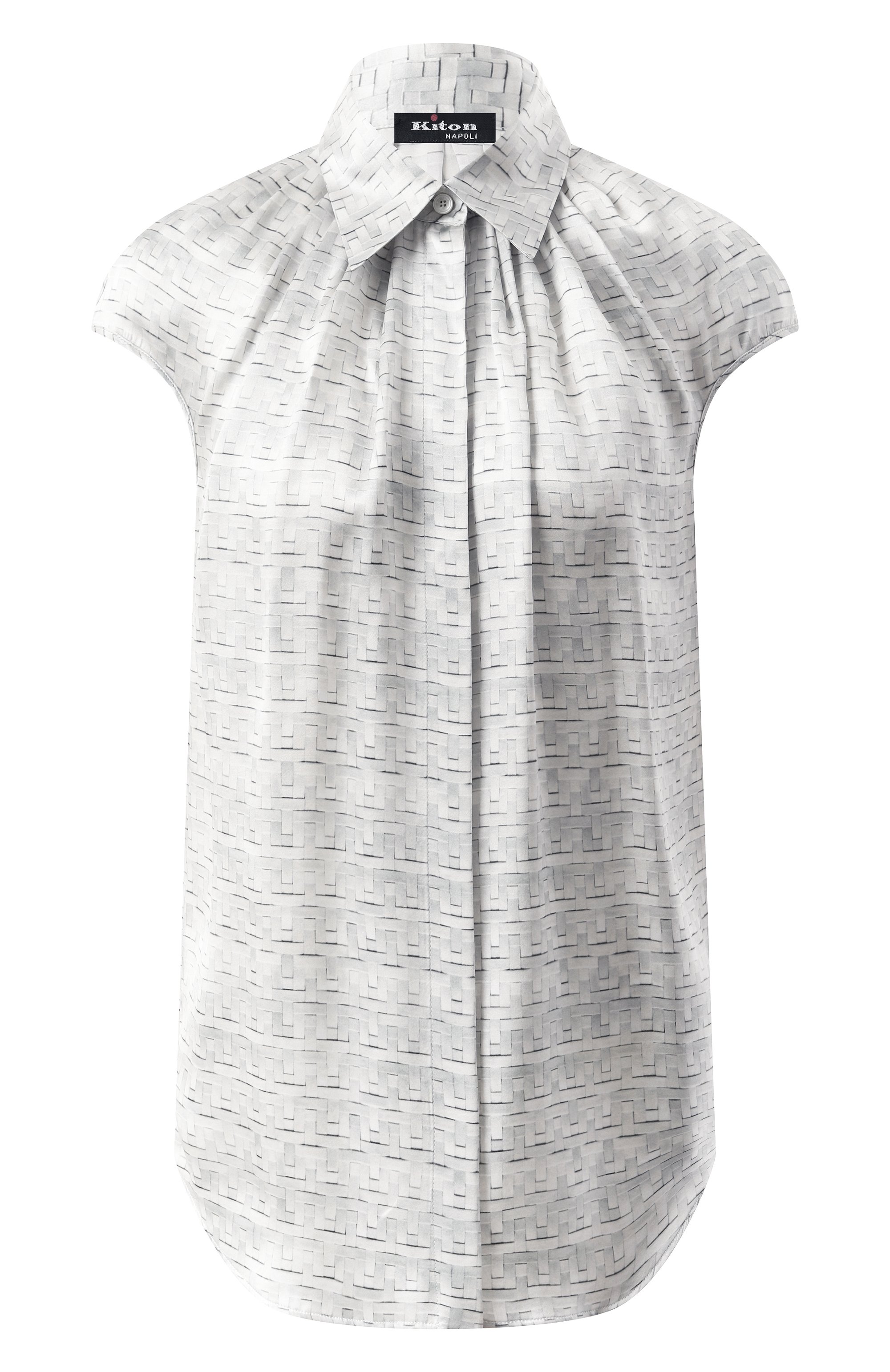 Атласная блузка KITON, арт. D51420K0926E01, фото 1