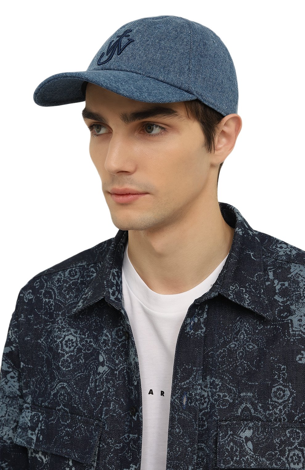 Джинсовая бейсболка JW ANDERSON, арт. AC0198-FA0240, фото 2