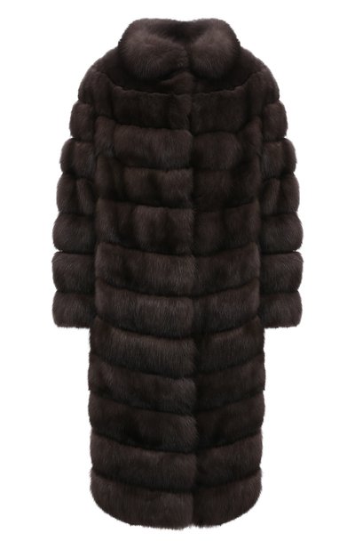 Шуба из меха соболя FABIO GAVAZZI темно-серого цвета по цене 2310000 руб., арт. FG0947FD0RL, фото 1 Шуба из меха соболя FABIO GAVAZZI, арт. FG0947FD0RL, фото 1