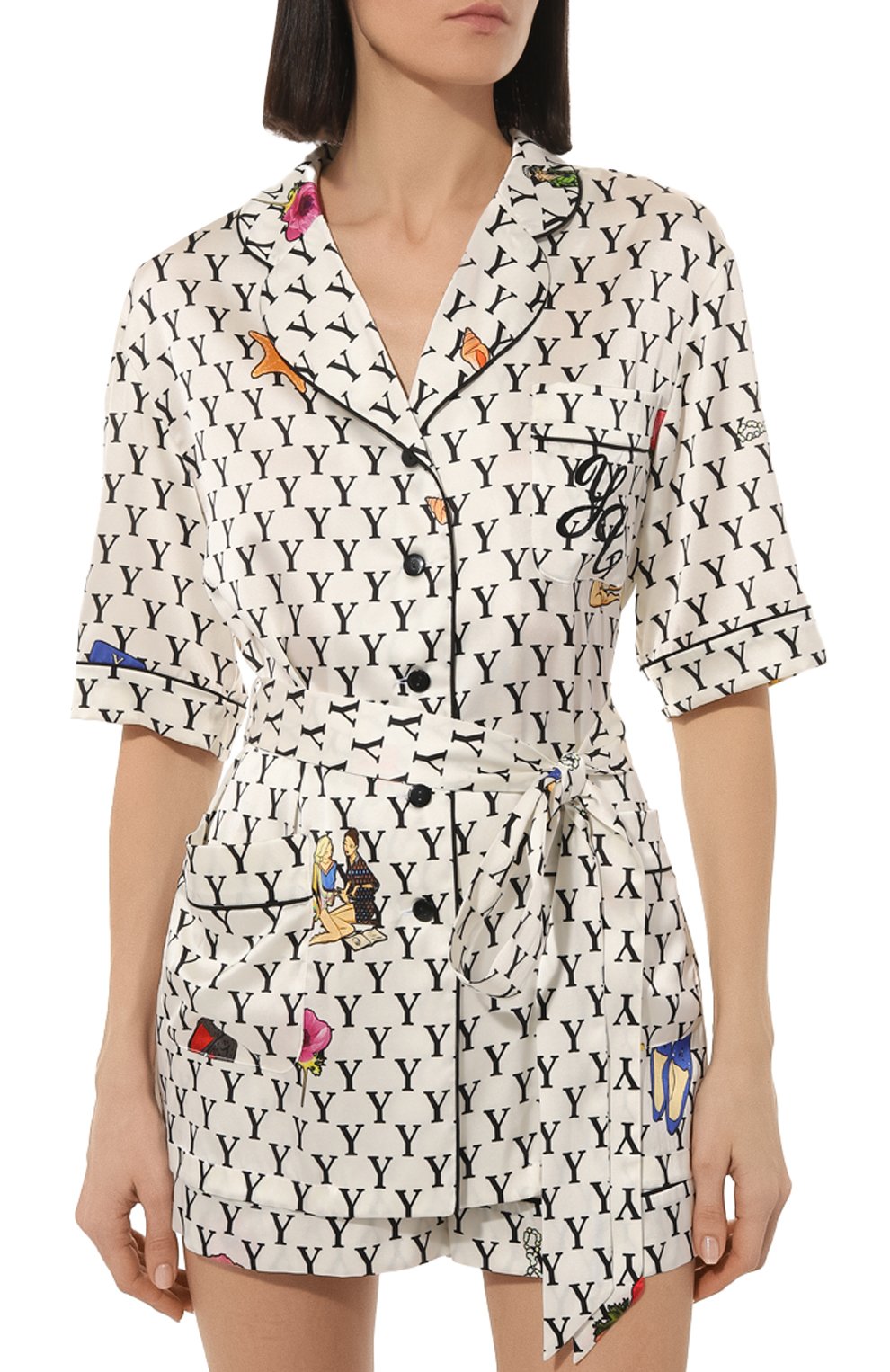 Атласная рубашка YANINA, арт. 0-2476, фото 3