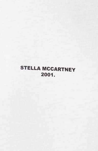 Хлопковое платье STELLA MCCARTNEY белого цвета по цене 19100 руб., арт. 554620/SMW21, фото 5 Хлопковое платье STELLA MCCARTNEY, арт. 554620/SMW21, фото 5