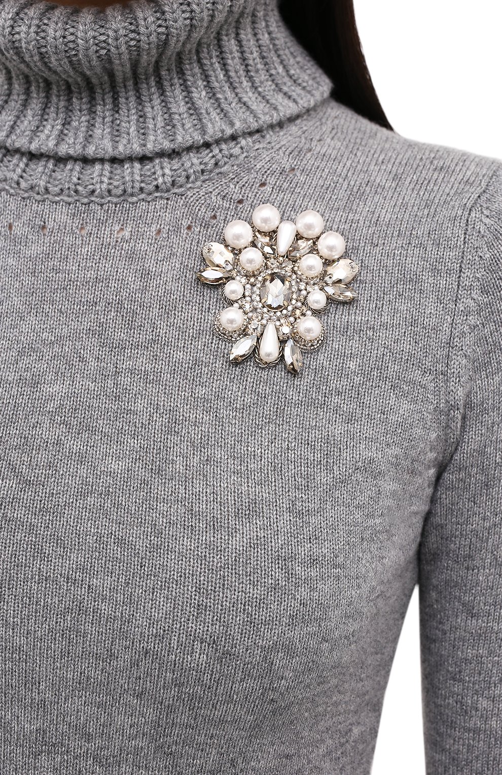 Кашемировая водолазка ALEXANDER MCQUEEN, арт. 650358/Q1ATG, фото 5