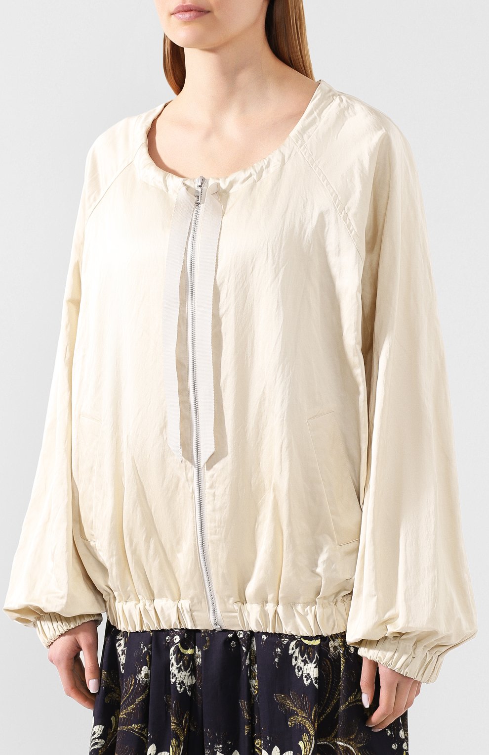 Куртка DRIES VAN NOTEN кремового цвета по цене 87700 руб., арт. 201-10574-9160, фото 3 Куртка DRIES VAN NOTEN, арт. 201-10574-9160, фото 3