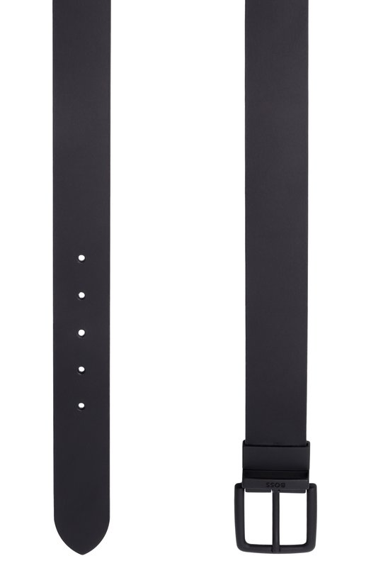 Кожаный ремень BOSS 50548465 Чёрный  50548465 Фото 3