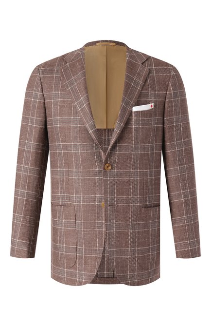 Мужской пиджак из кашемира и шерсти KITON, арт. UG81K0610E59