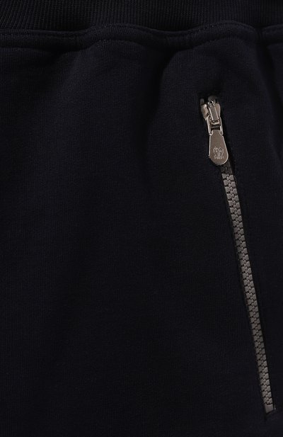 Хлопковые шорты BRUNELLO CUCINELLI темно-синего цвета по цене 88650 руб., арт. MTU143242W, фото 5 Хлопковые шорты BRUNELLO CUCINELLI, арт. MTU143242W, фото 5