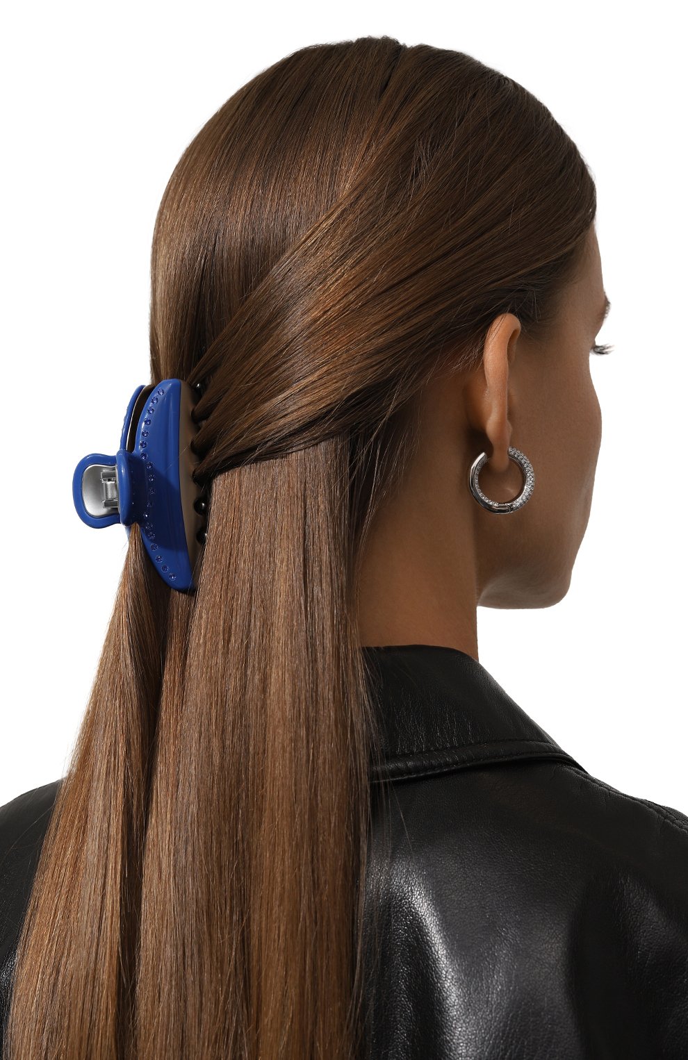 Заколка для волос ALEXANDRE DE PARIS синего цвета по цене 14130 руб., арт. ICCM-15571-03P24 M, фото 2 Заколка для волос ALEXANDRE DE PARIS, арт. ICCM-15571-03P24 M, фото 2