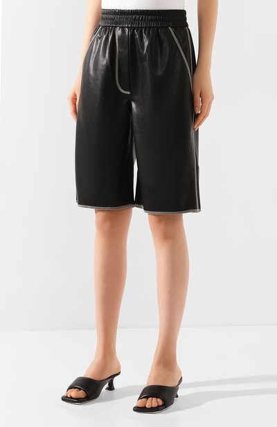 Шорты NANUSHKA, арт. Y0LIE_BLACK_VEGAN LEATHER, фото 3