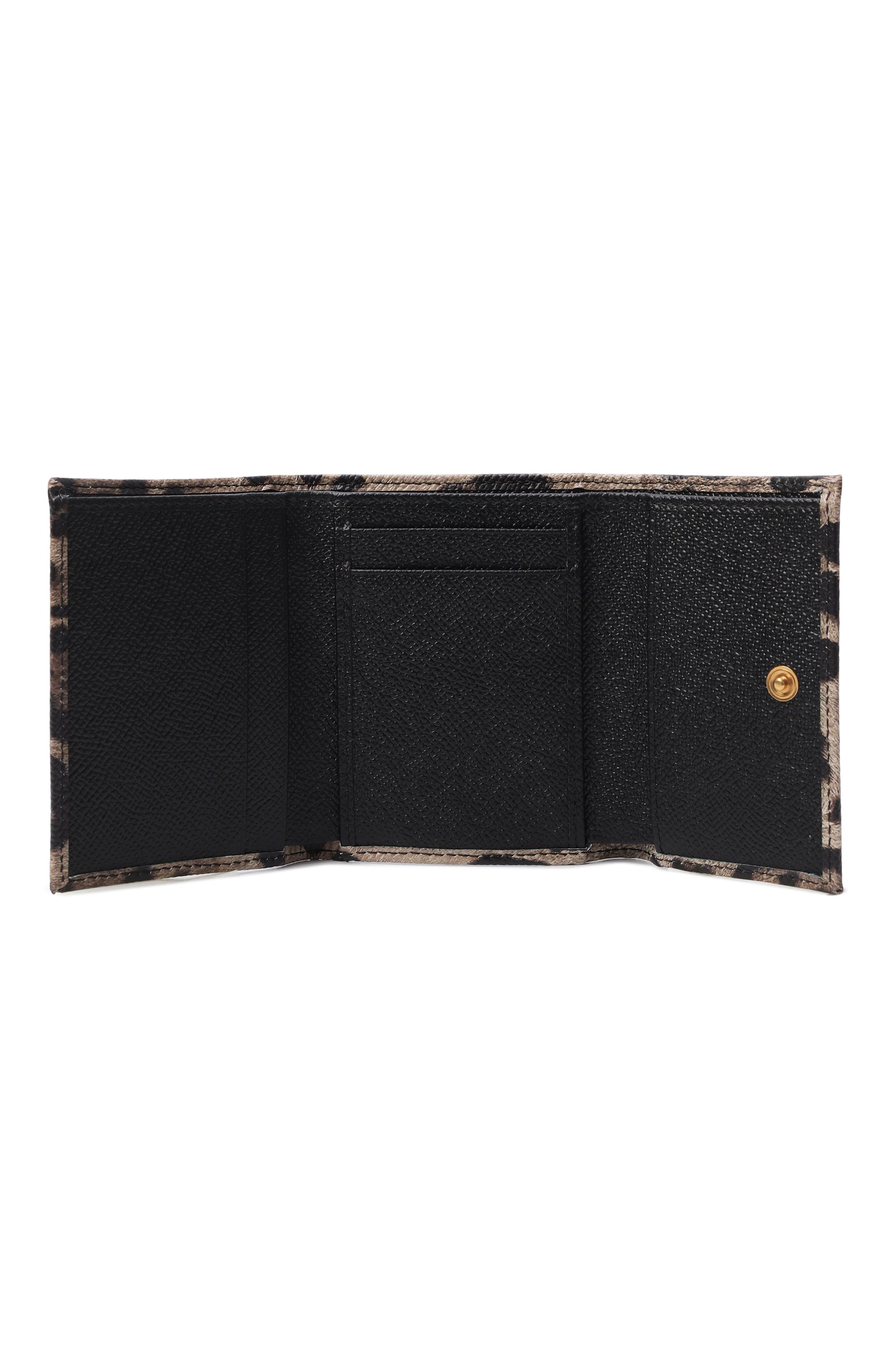 Кожаное портмоне DOLCE & GABBANA леопардового цвета по цене 64550 руб., арт. BI0770/AX566, фото 3 Кожаное портмоне DOLCE & GABBANA, арт. BI0770/AX566, фото 3