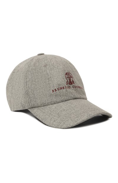 Мужская шерстяная бейсболка BRUNELLO CUCINELLI, арт. M038P9850