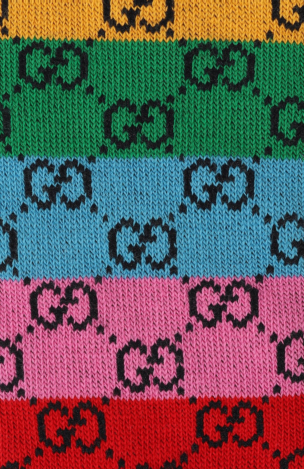 Хлопковые гольфы GUCCI разноцветного цвета по цене 20160 руб., арт. 663282 4GA25, фото 2 Хлопковые гольфы GUCCI, арт. 663282 4GA25, фото 2