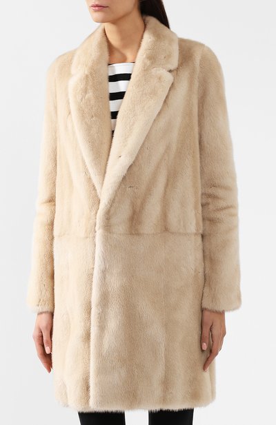 Шуба из норки SAINT LAURENT, арт. 498305/Y7QY2, фото 3