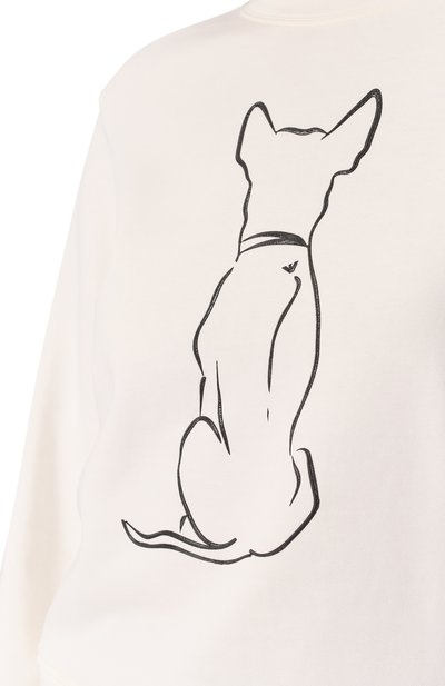 Хлопковый свитшот EMPORIO ARMANI, арт. EW001773/AF12538, фото 5