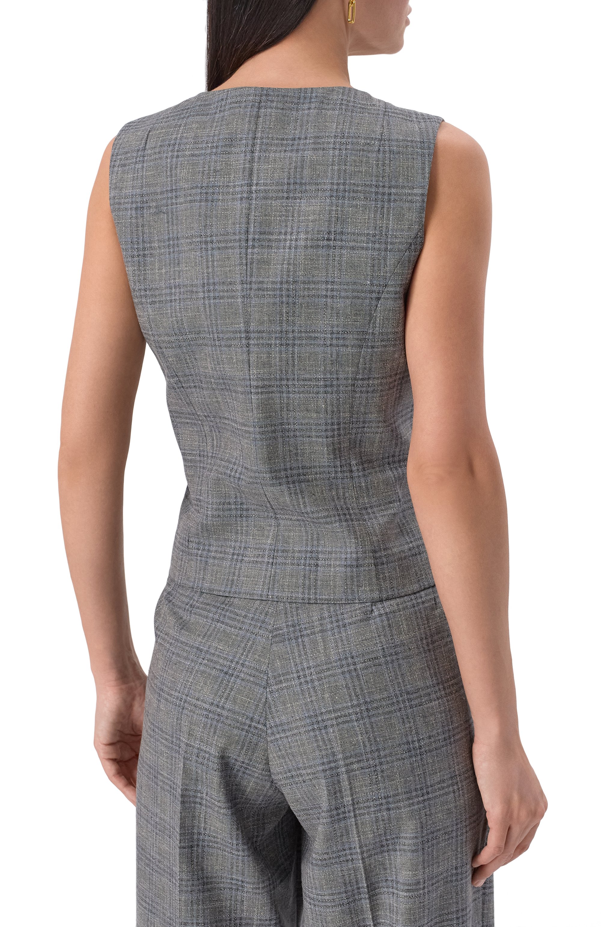 Жилет из шерсти и кашемира LESYANEBO, арт. LN03H-411_FH, фото 4