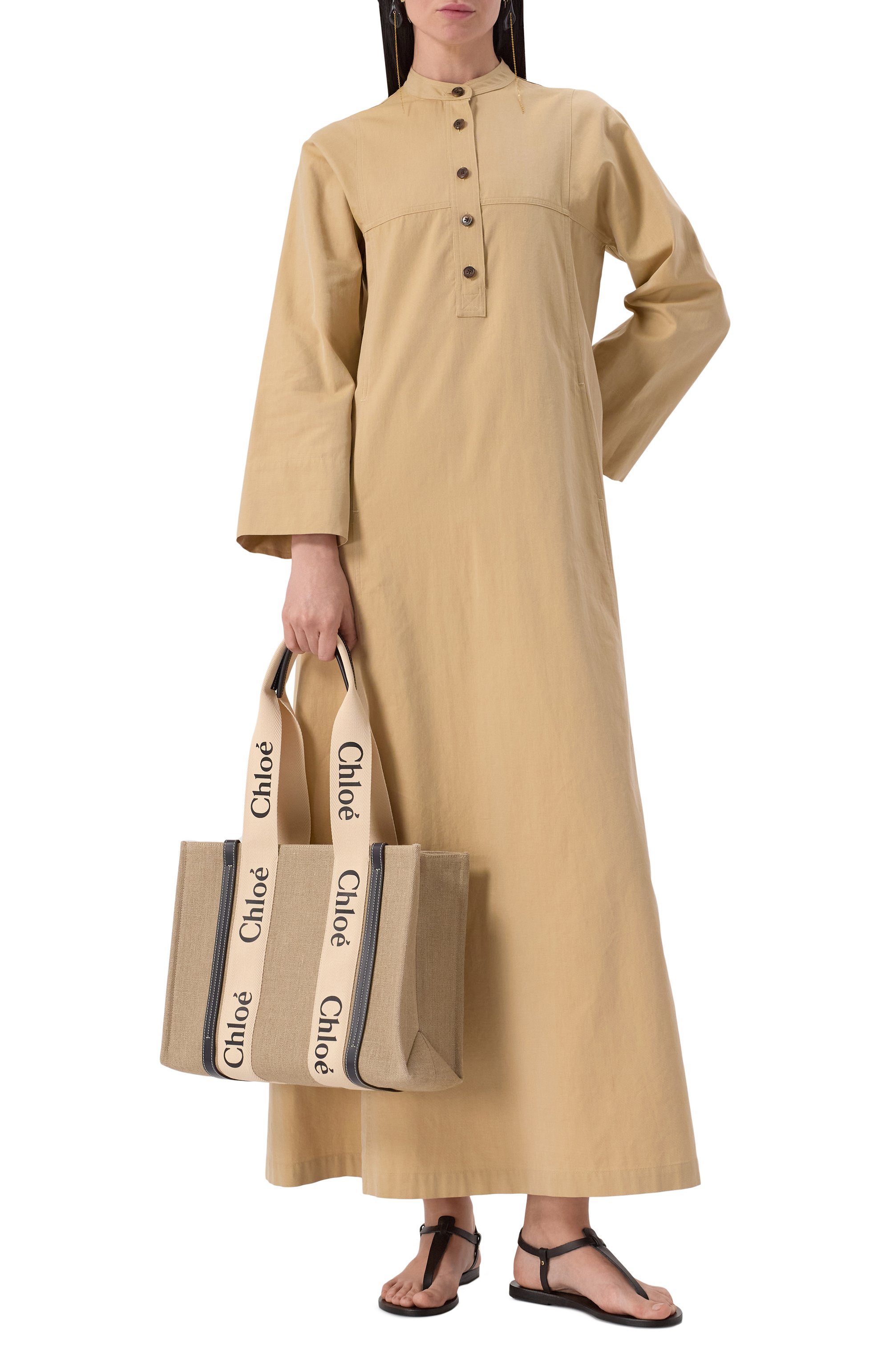 Сумка-тоут woody CHLOÉ, арт. CHC22AS383I26, фото 7