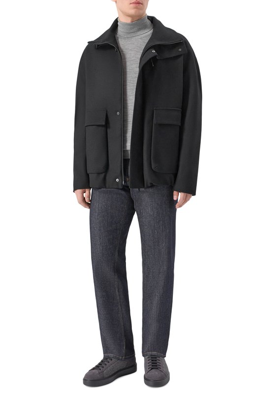 Комбинированные кеды Doucal's DU3322ALEXPJ717N Серый  DU3322ALEXPJ717N Фото 2