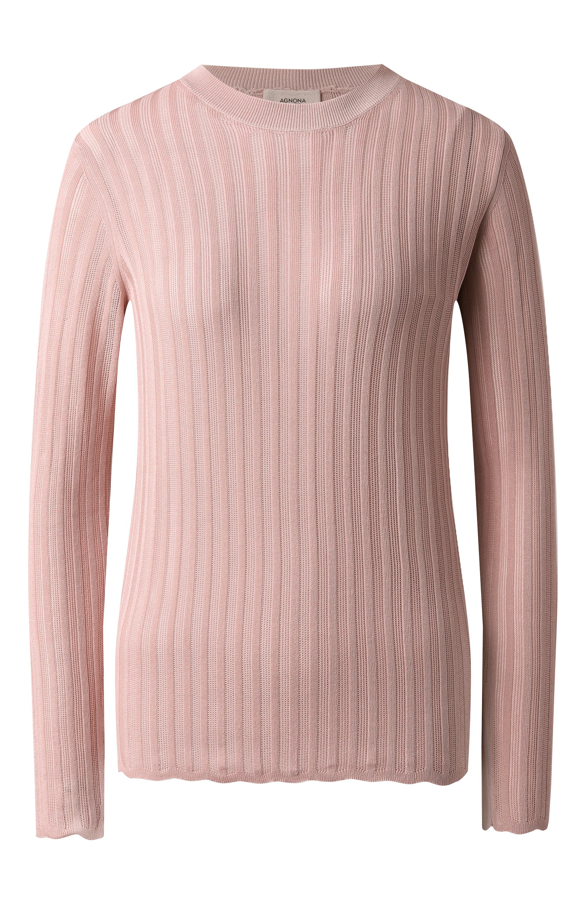 Шелковый пуловер AGNONA, арт. K109078/8S180M, фото 1