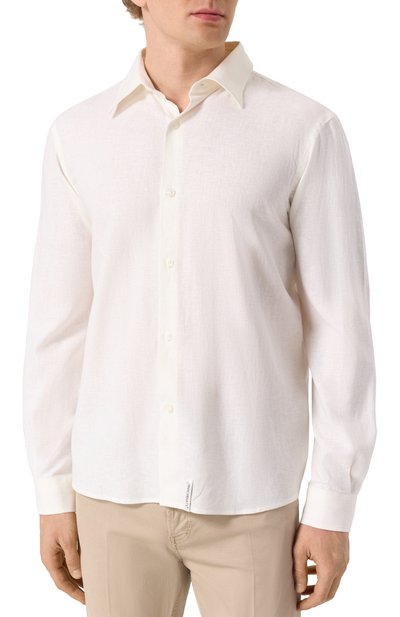 Рубашка изо льна и вискозы HINNOMINATE, арт. HMABM01347, фото 3