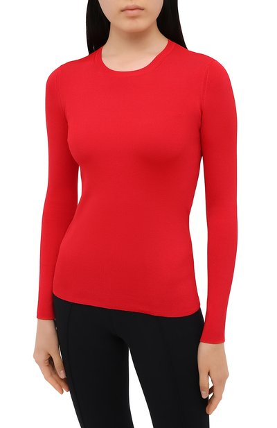 Пуловер из вискозы BALENCIAGA красного цвета по цене 59350 руб., арт. 620996/T5131, фото 3 Пуловер из вискозы BALENCIAGA, арт. 620996/T5131, фото 3