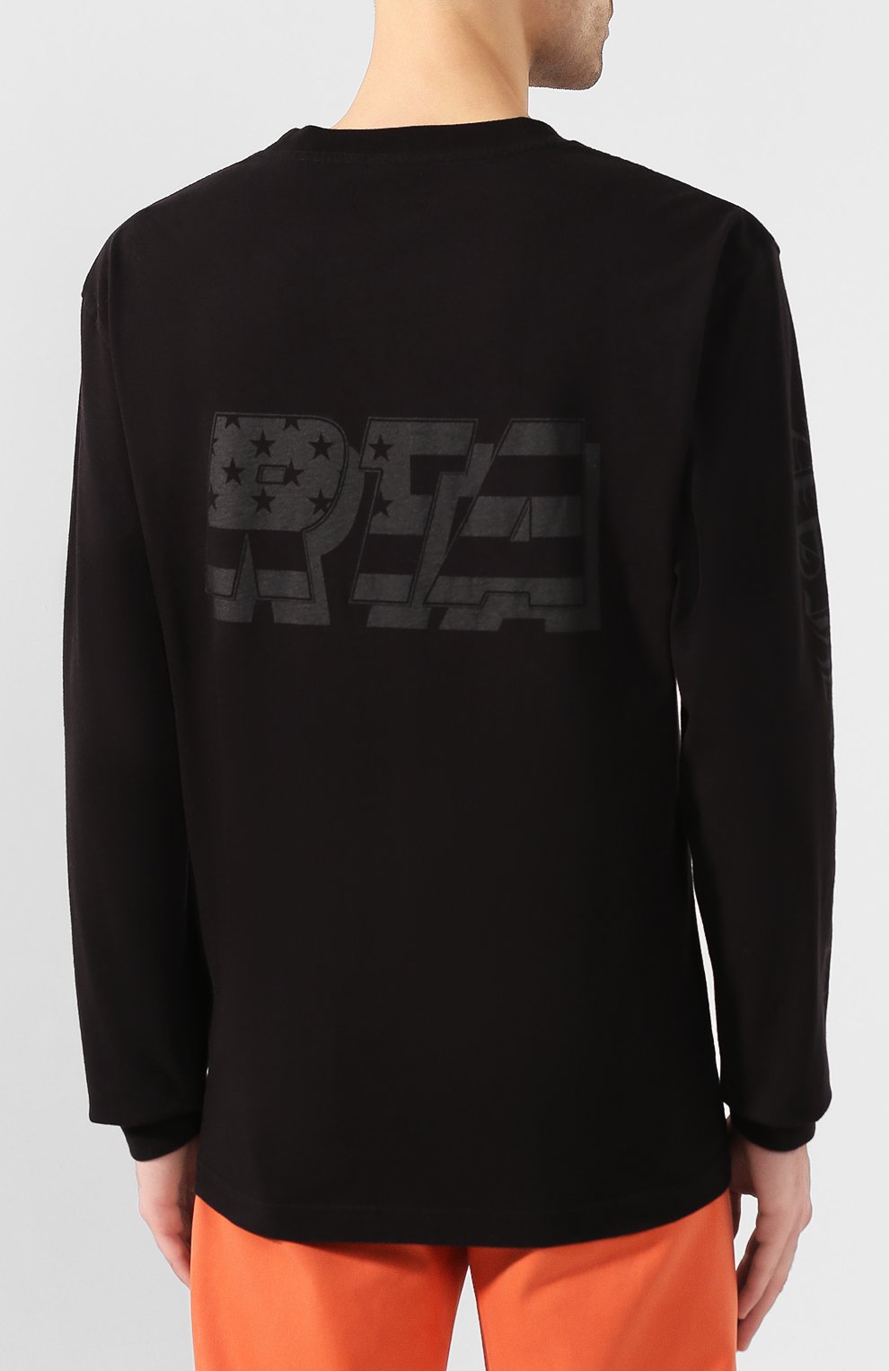 Хлопковый лонгслив RTA, арт. MH994-49ADBK, фото 4