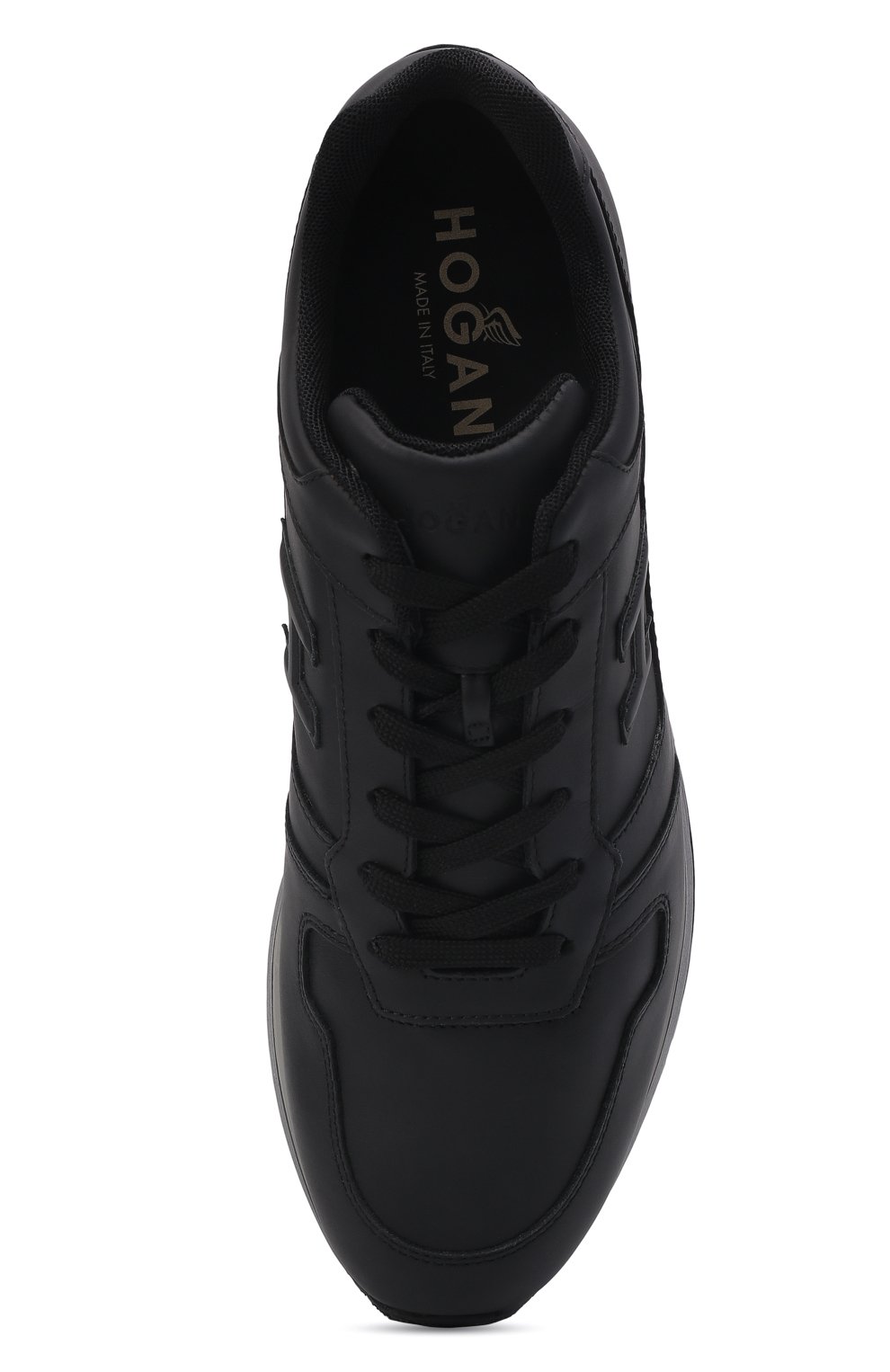 Кожаные кроссовки на шнуровке HOGAN, арт. HXM3210Y850KLA, фото 6