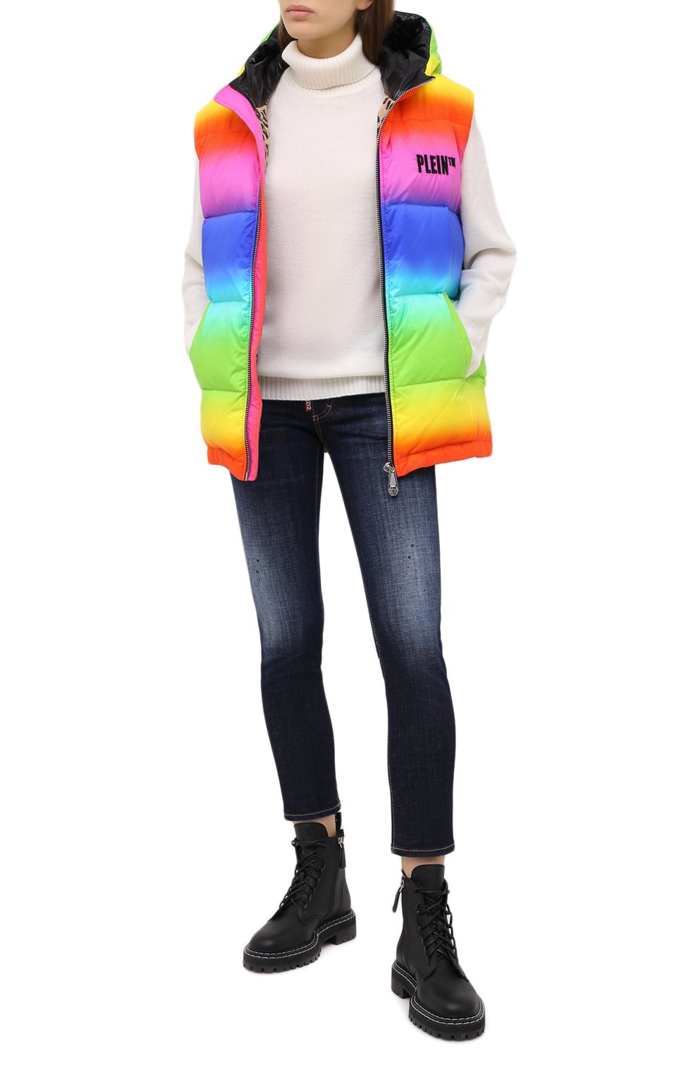 Джинсы DSQUARED2 синего цвета по цене 49850 руб., арт. S75LB0352/S30664, фото 3 Джинсы DSQUARED2, арт. S75LB0352/S30664, фото 3