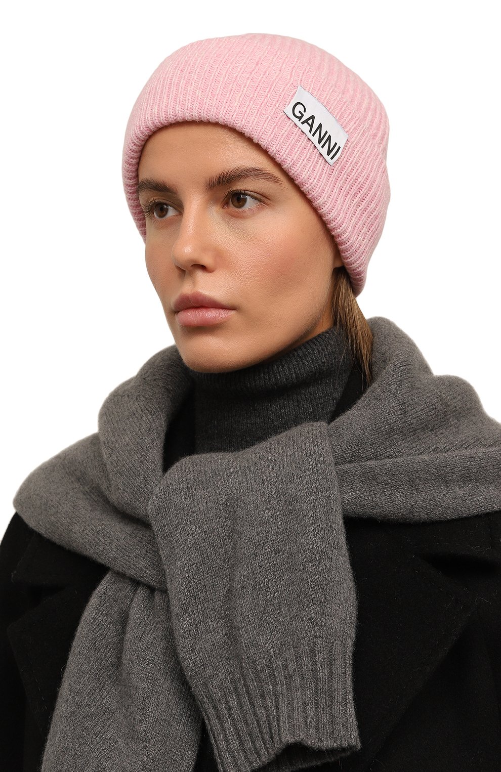 Шерстяная шапка GANNI, арт. A5019, фото 2