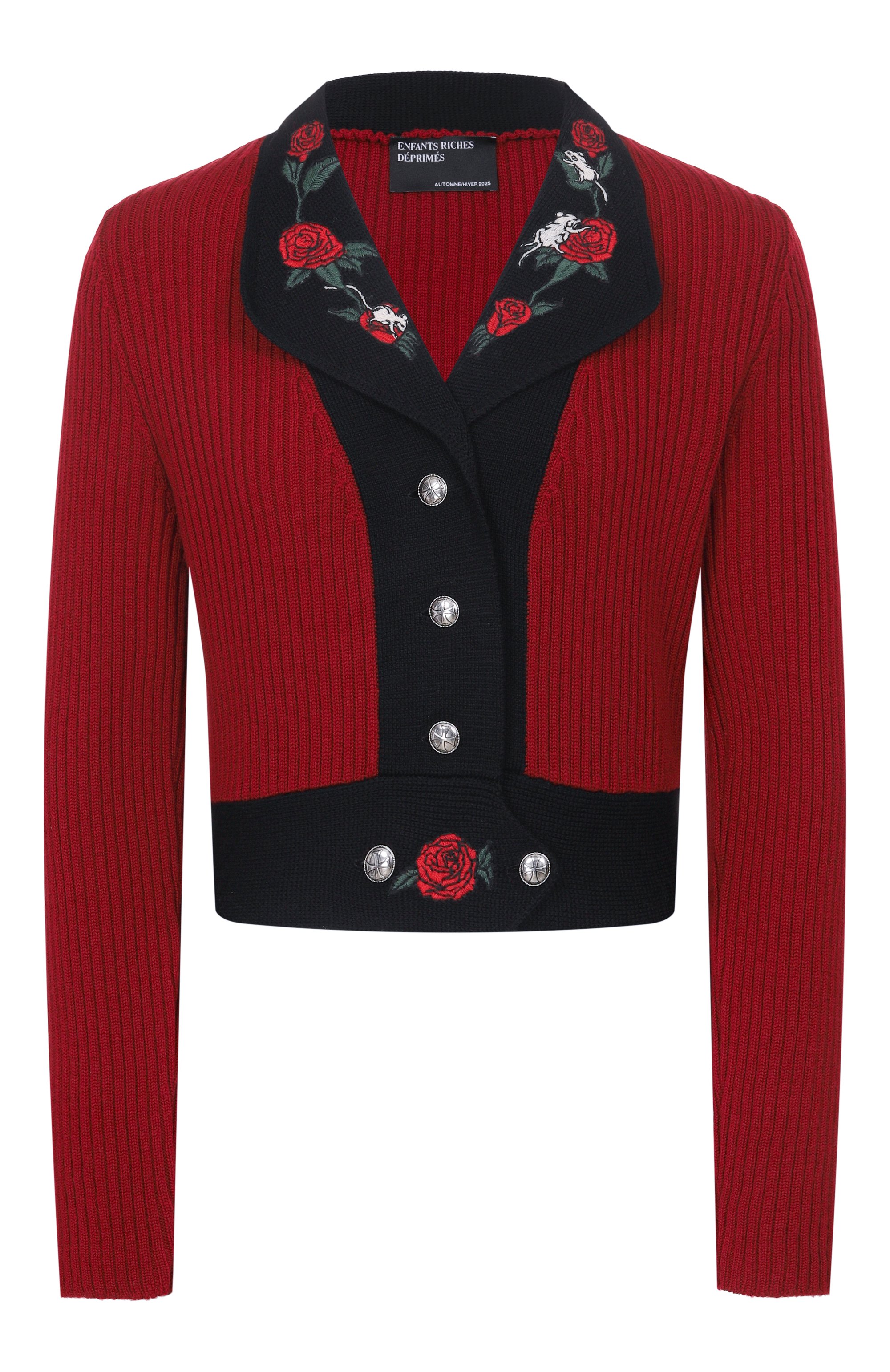 Шерстяной кардиган ENFANTS RICHES DEPRIMES, арт. 120-561/MERIN0 W00L, фото 1