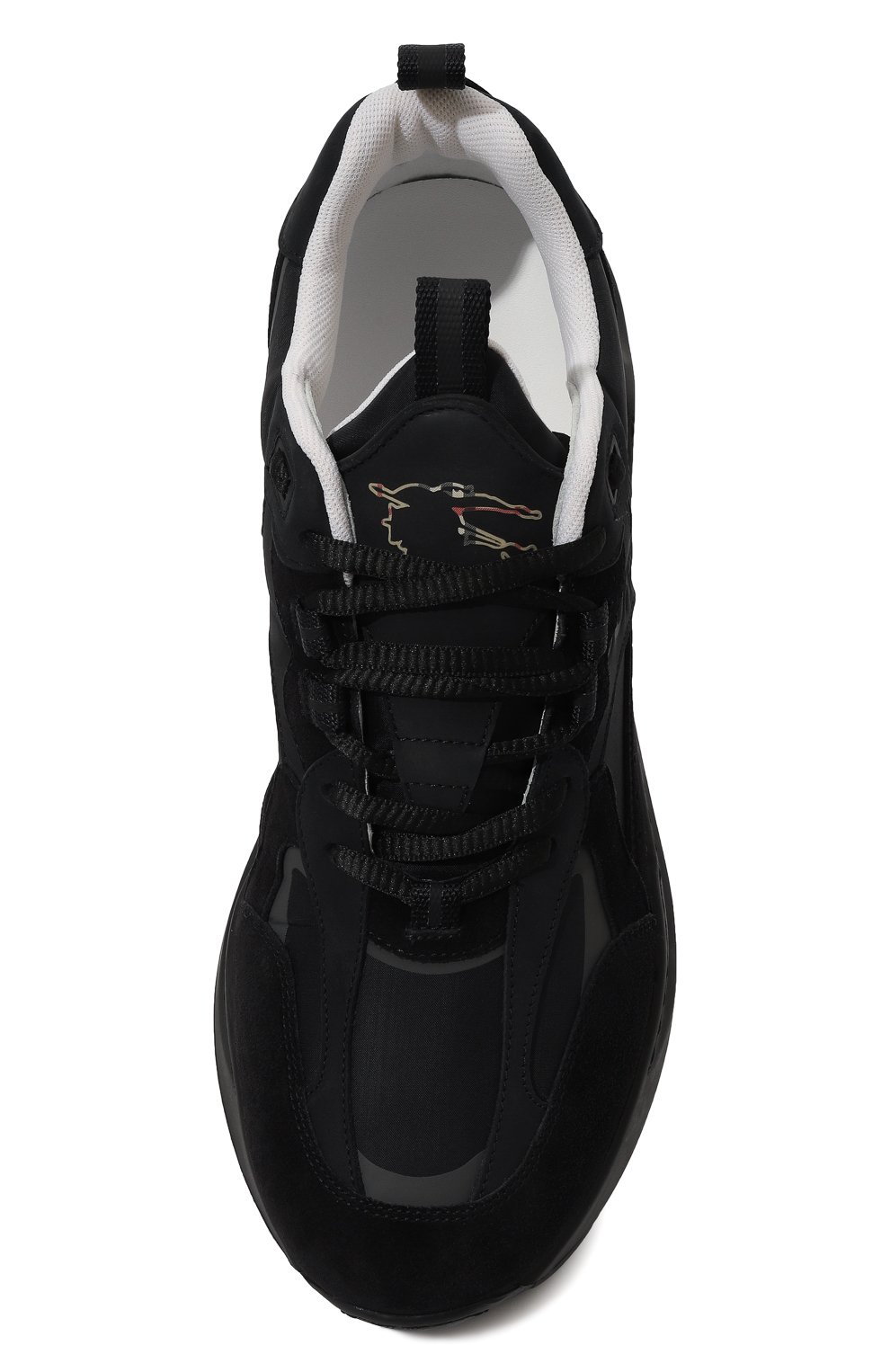 Комбинированные кроссовки BURBERRY черного цвета по цене 76550 руб., арт. 8071851, фото 6 Комбинированные кроссовки BURBERRY, арт. 8071851, фото 6