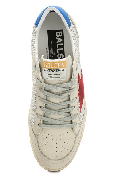 Комбинированные кеды ball star GOLDEN GOOSE DELUXE BRAND, арт. G34MS592.T2, фото 5
