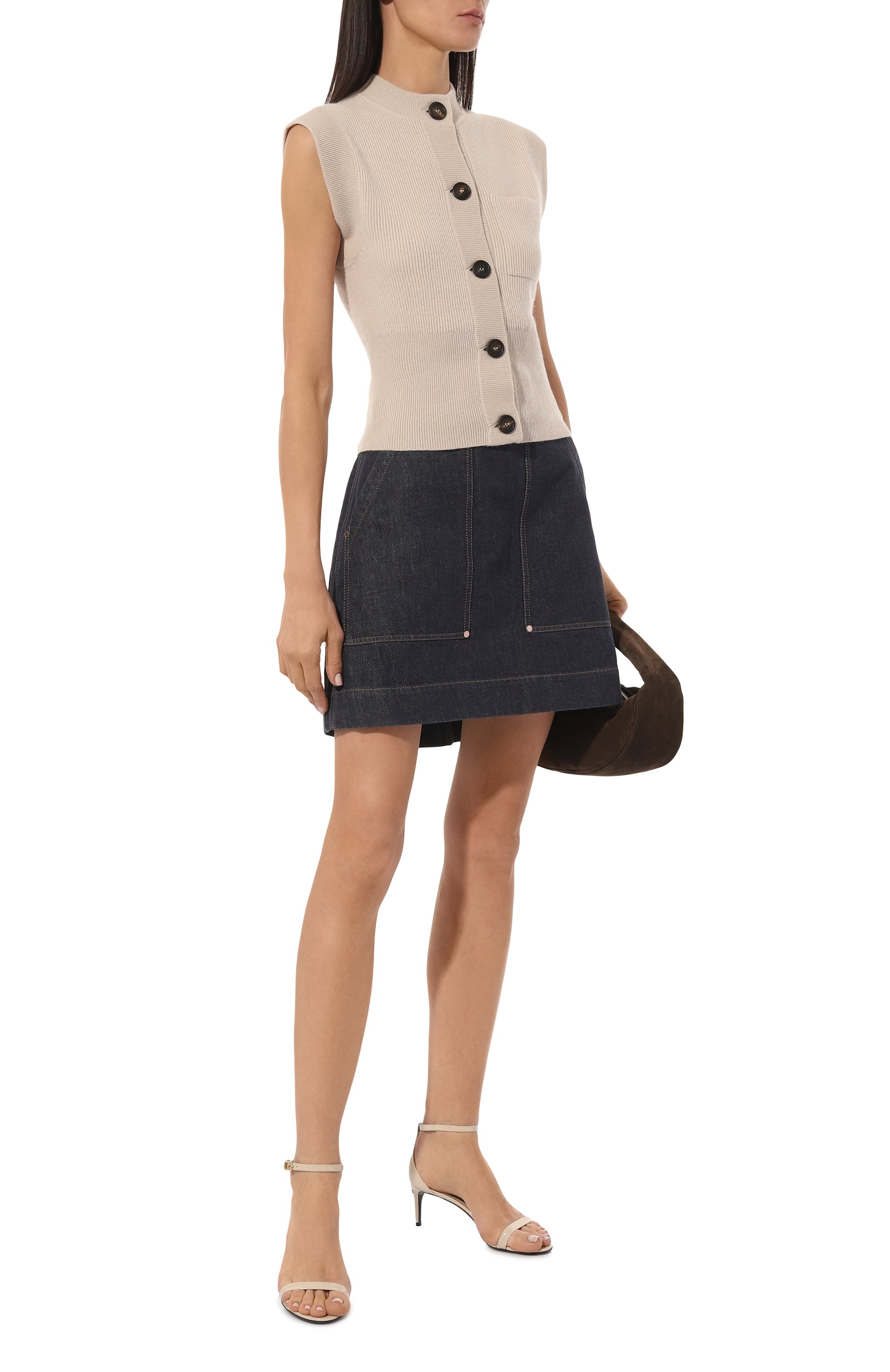 Кожаные босоножки keira 60 DOLCE & GABBANA, арт. CR1703/A1471, фото 2