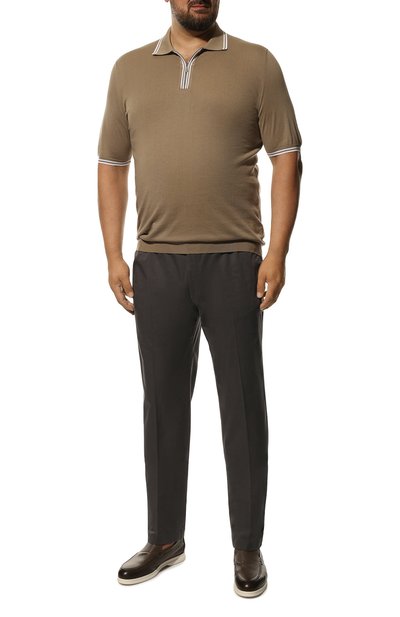 Хлопковые брюки HILTL темно-серого цвета по цене 22300 руб., арт. PEAKER S/73295/60-70, фото 2 Хлопковые брюки HILTL, арт. PEAKER S/73295/60-70, фото 2