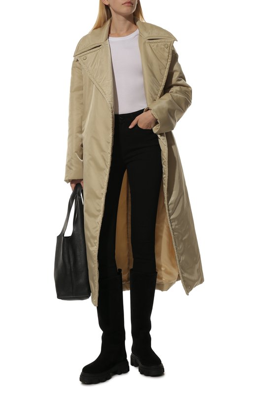 

Замшевые сапоги Perni 07 GIABORGHINI, Бежевый