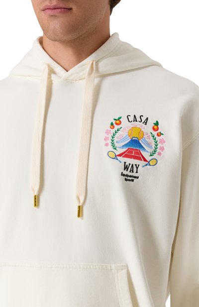 Хлопковое худи CASABLANCA, арт. MPF25-JTP-292-01, фото 5