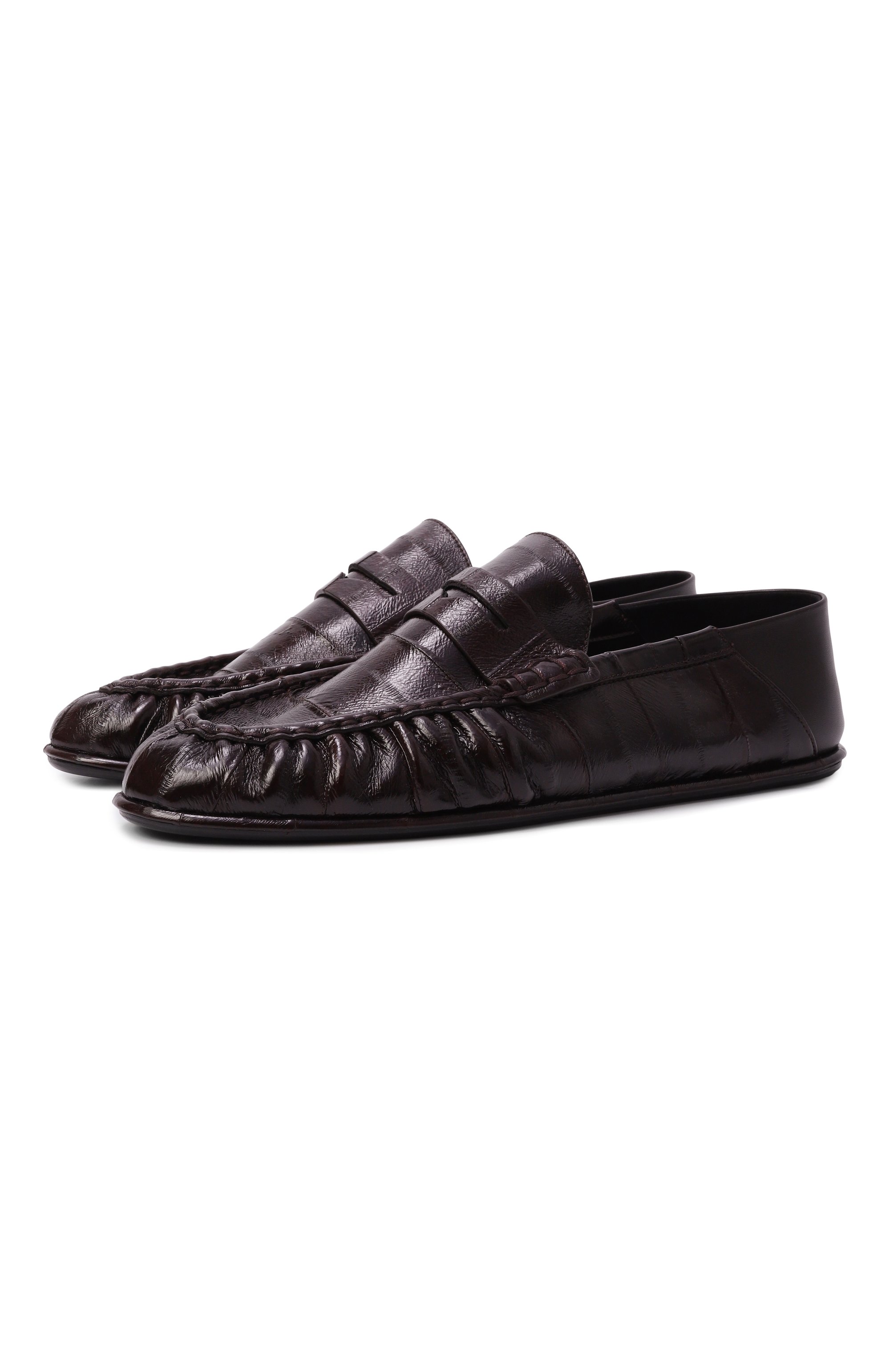 Кожаные пенни-лоферы le loafer SAINT LAURENT, арт. 800728/0WXAB, фото 1