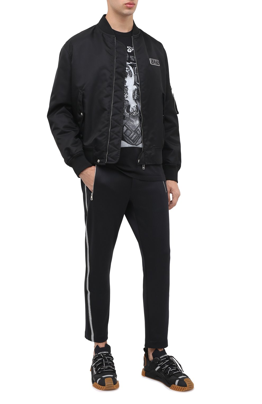 Хлопковая футболка 7 moncler fragment hiroshi fujiwara MONCLER GENIUS, арт. F2-09U-8C705-10-8392B, фото 2