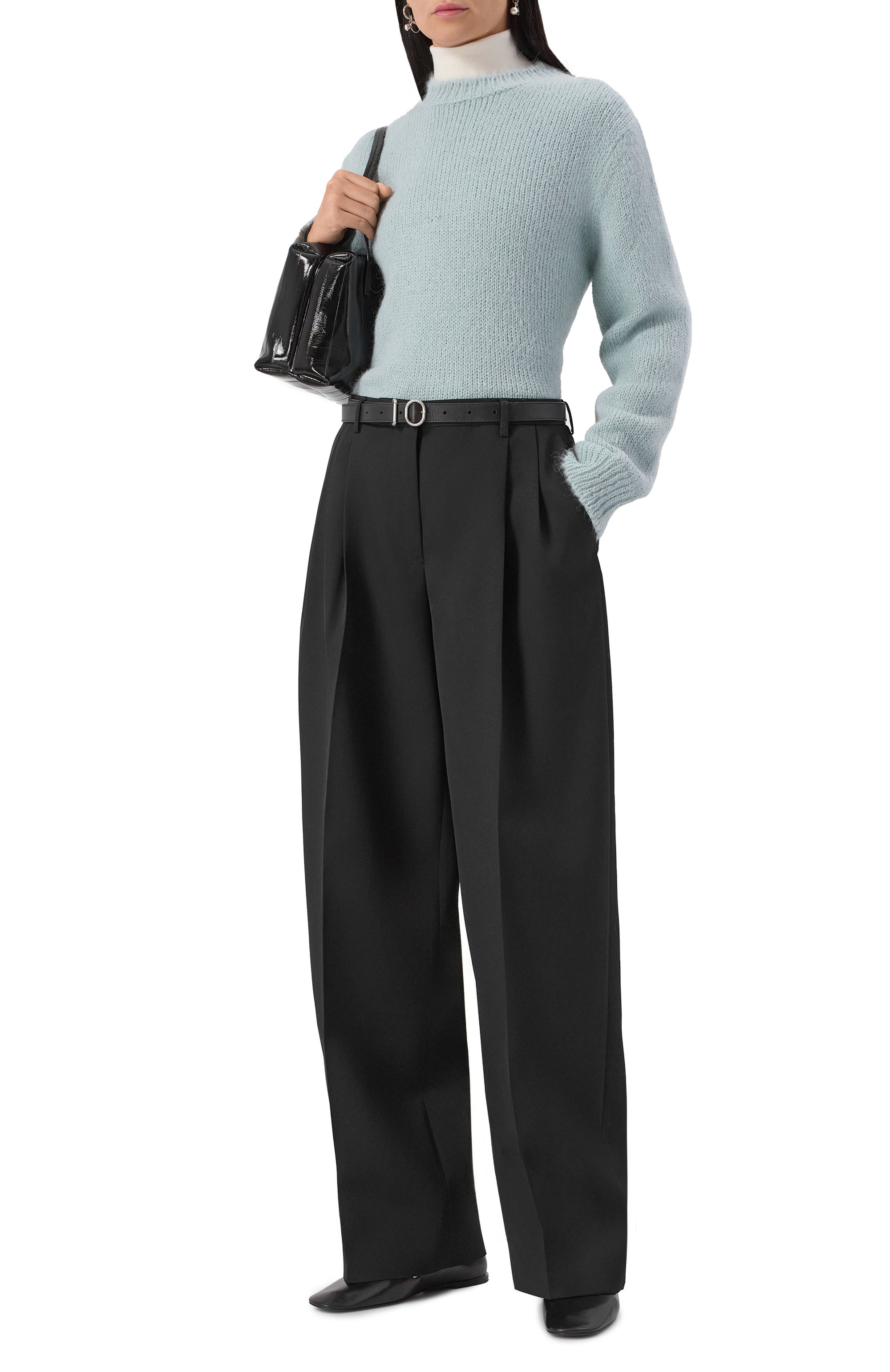 Кожаные лоферы JIL SANDER, арт. J15WR0023/P8226, фото 3