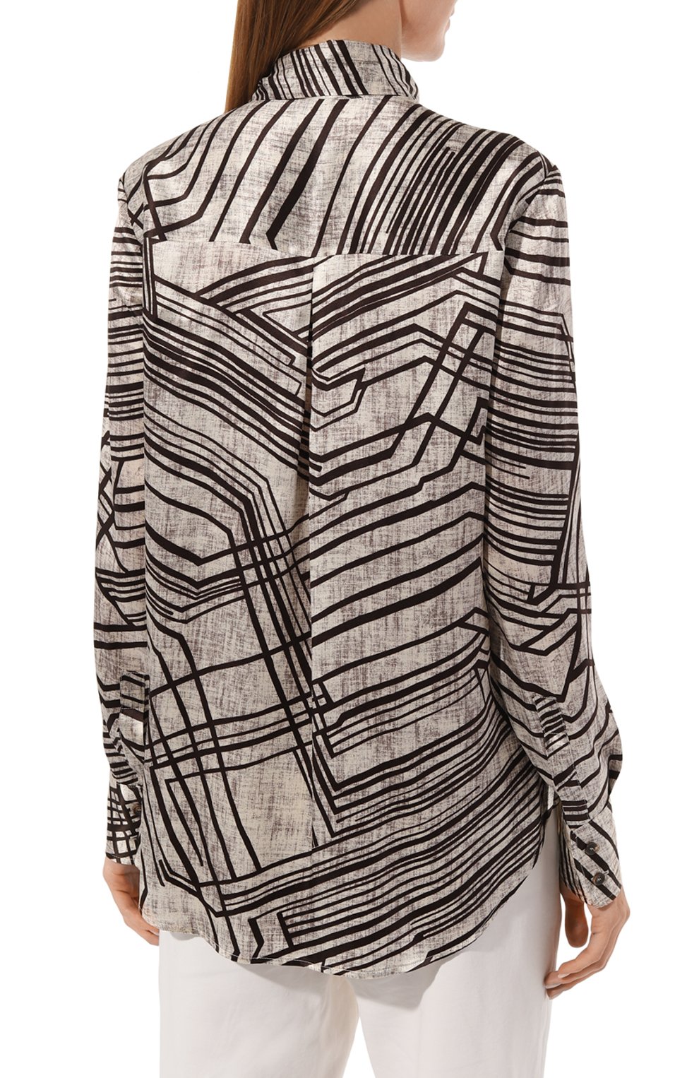 Шелковая блузка KITON, арт. D38455K0575, фото 4