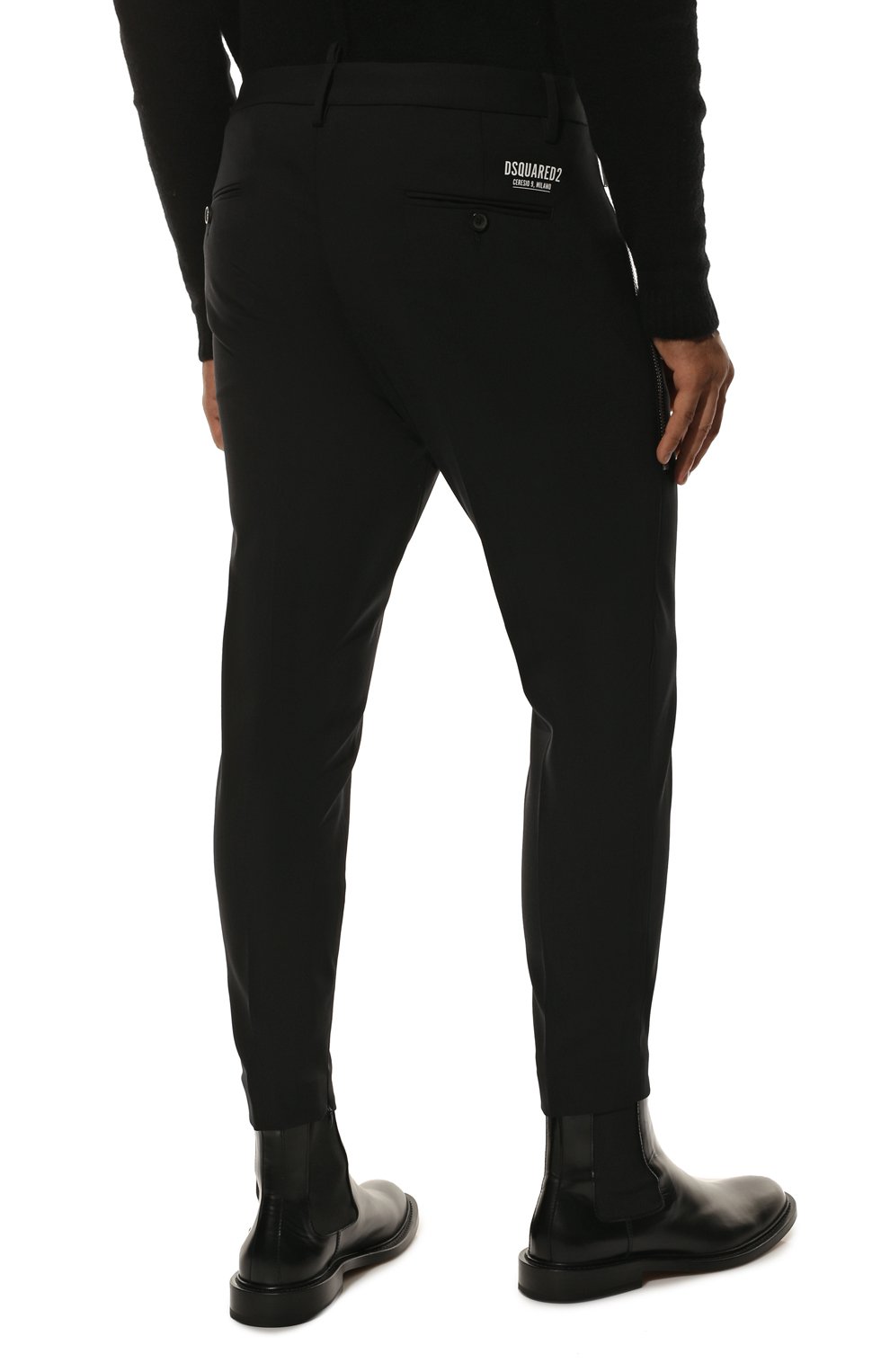 Шерстяные брюки DSQUARED2, арт. S74KB0705/S40320, фото 4