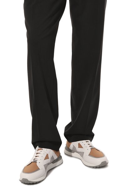 Комбинированные кроссовки ZILLI, арт. MDZ-TT222-DM034/001X, фото 3