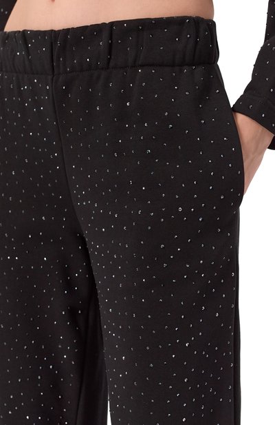 Хлопковые брюки FLASHIN черного цвета по цене 28740 руб., арт. SS24BRS, фото 5 Хлопковые брюки FLASHIN, арт. SS24BRS, фото 5