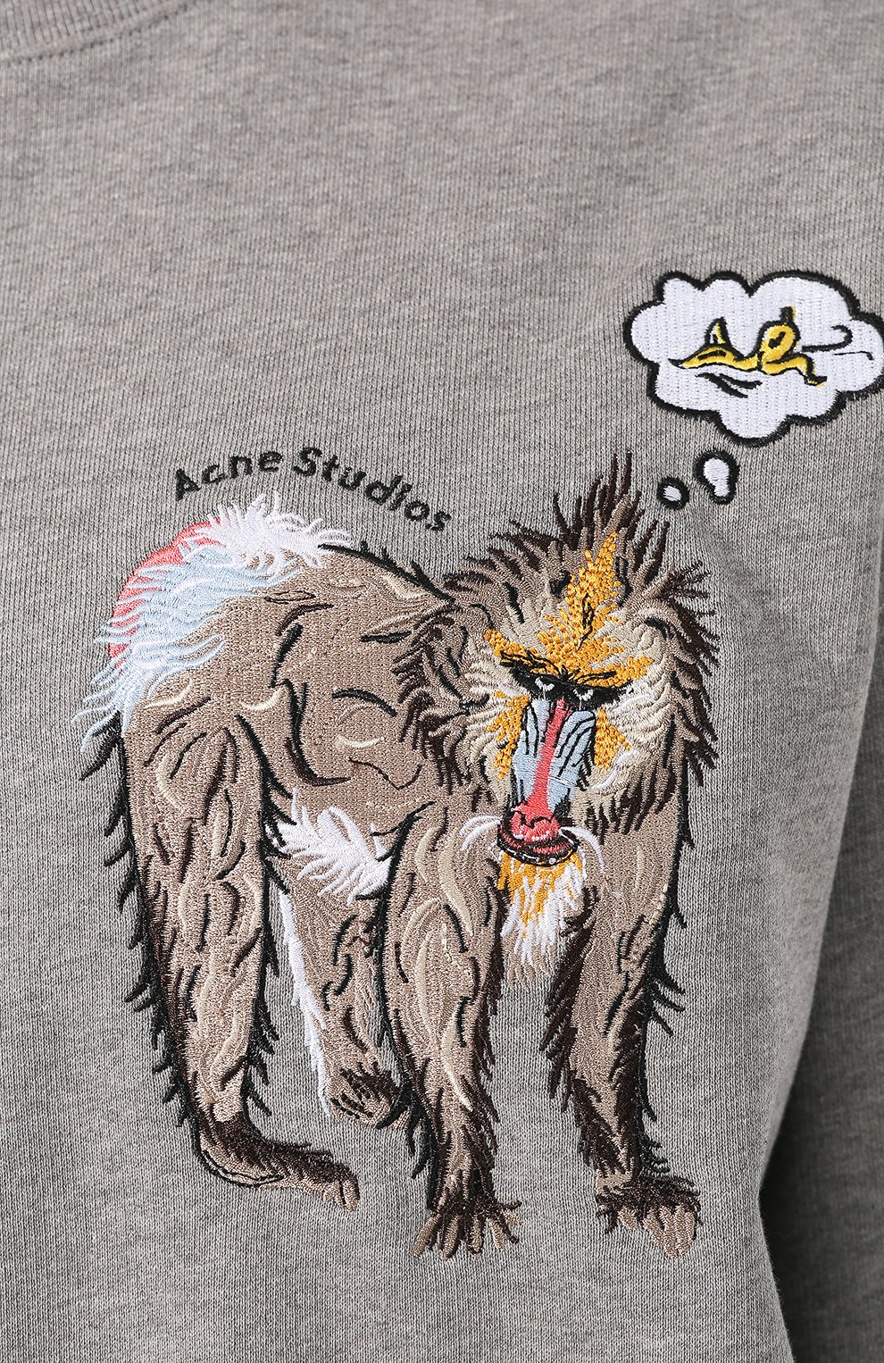 Хлопковый свитшот ACNE STUDIOS, арт. CI0028/W, фото 5